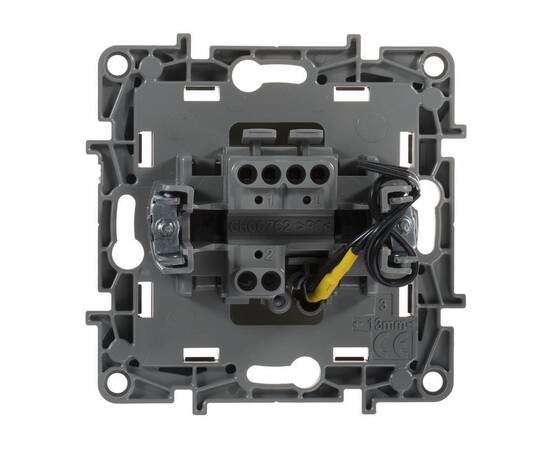 Выключатель одноклавишный Legrand Etika 10A 250V с подсветкой слоновая кость 672303, изображение 2