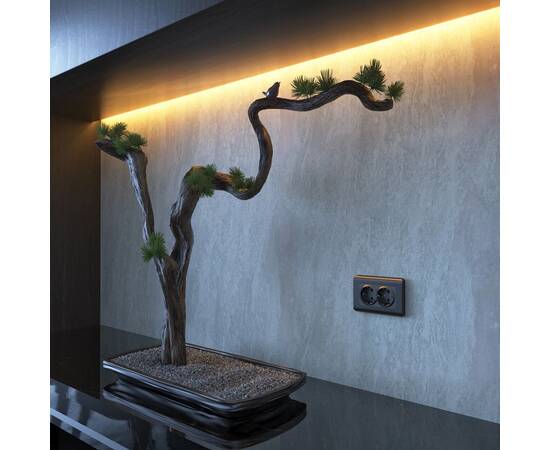 Розетка двойная с заземлением Werkel графит рифленый W1172004 4690389158650, изображение 2