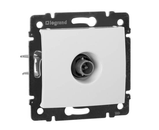 Розетка TV проходная Legrand Valena белая 774431