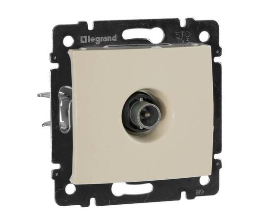 Розетка TV проходная Legrand Valena слоновая кость 774331