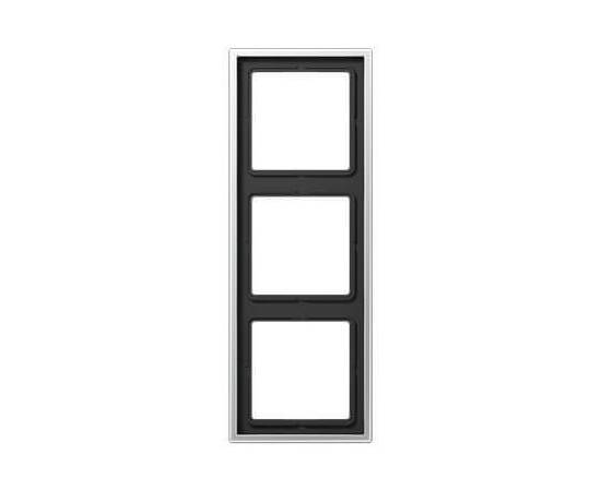 Рамка 3-постовая Jung LS 990 алюминий AL2983