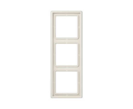 Рамка 3-постовая Jung LS 990 бежевая LS983W