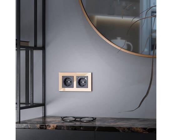 Рамка на 2 поста Werkel Favorit шампань W0021111 4690389159596, изображение 4