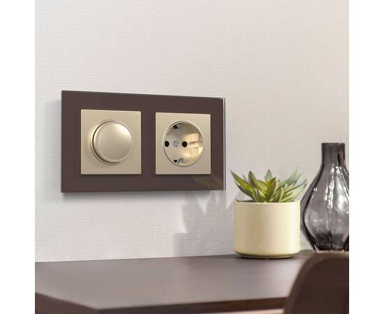 Розетка с заземлением Werkel шампань W1171011 4690389157363, изображение 6