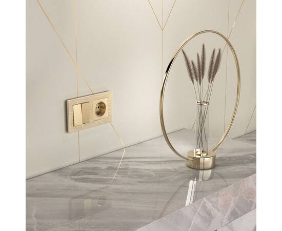 Розетка с заземлением Werkel шампань W1171011 4690389157363, изображение 8