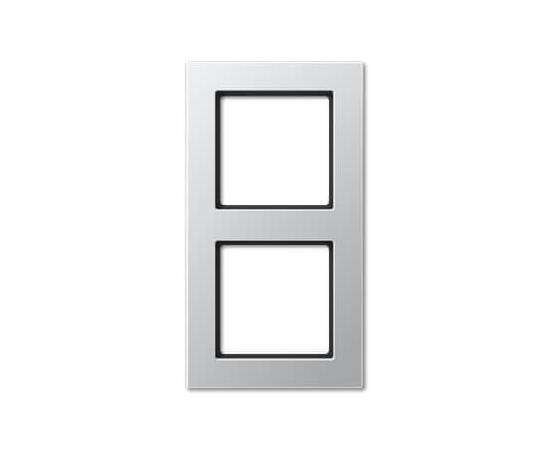 Рамка 2-постовая Jung A creation алюминий AC582AL