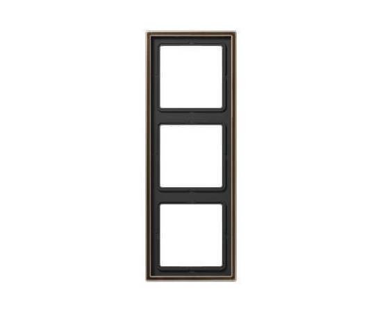 Рамка 3-постовая Jung LS 990 латунь antik ME2983AT