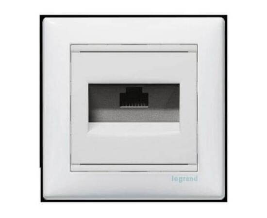 Розетка компьютерная RJ45 Legrand Valena 5e кат UTP белая 774230, изображение 2