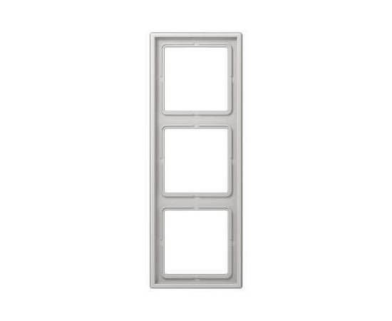 Рамка 3-постовая Jung LS 990 светло-серая LS983LG