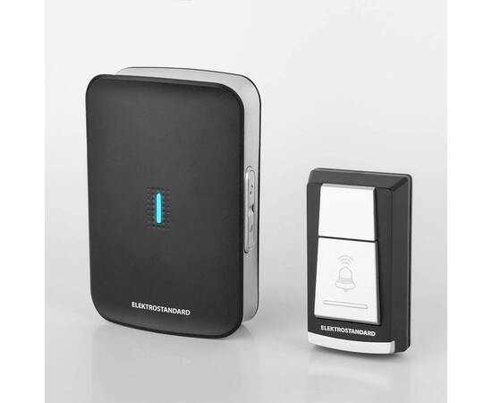 Звонок беспроводной Elektrostandard DBQ19M WL 36M IP44 черный a044638, изображение 2