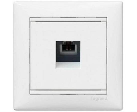 Розетка телефонная RJ11 Legrand Valena белая 774438, изображение 2