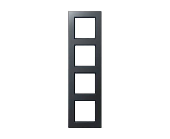 Рамка 4-постовая Jung A creation антрацит матовая AC584BFANM