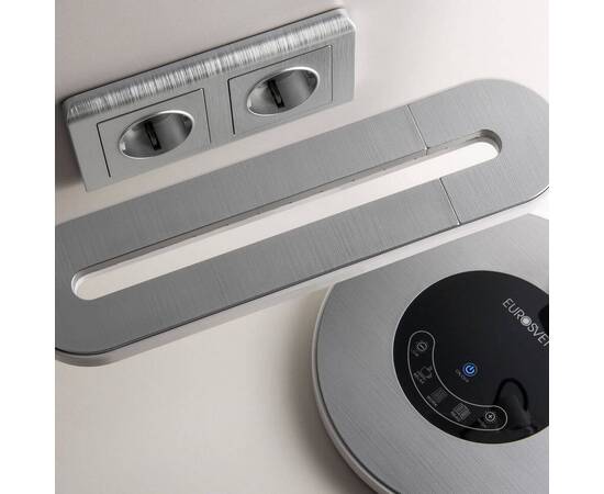 Рамка на 2 поста Werkel Stream серебряный W0022106 4690389162213, изображение 3