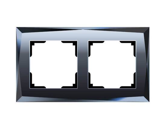 Рамка на 2 поста Werkel Diamant черный W0021208 4690389158810