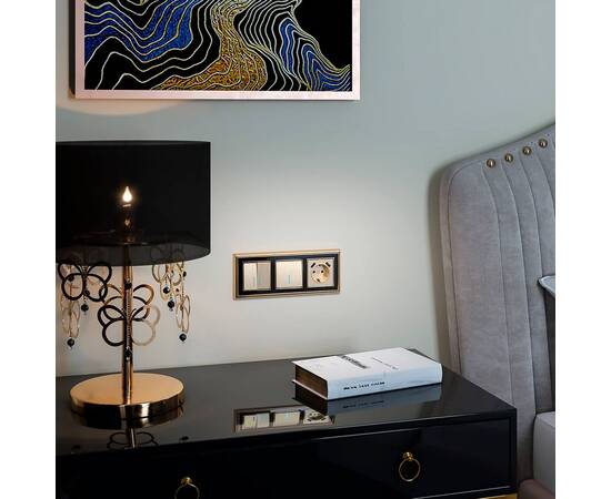 Накладка для розетки USB Werkel шампань рифленый W1179510 4690389160592, изображение 3