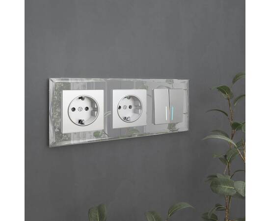Рамка на 3 поста Werkel Diamant зеркальный W0031220 4690389158834, изображение 2