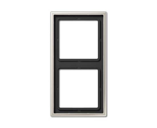 Рамка 2-постовая Jung LS 990 edelstahl ES2982