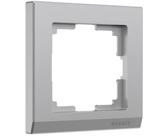 Рамка на 1 пост Werkel Stark серебряный W0011806 4690389161704