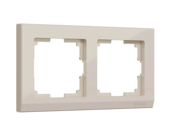 Рамка на 2 поста Werkel Stark слоновая кость