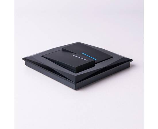 Рамка на 1 пост Werkel Diamant  черный W0011208 4690389158797, изображение 3