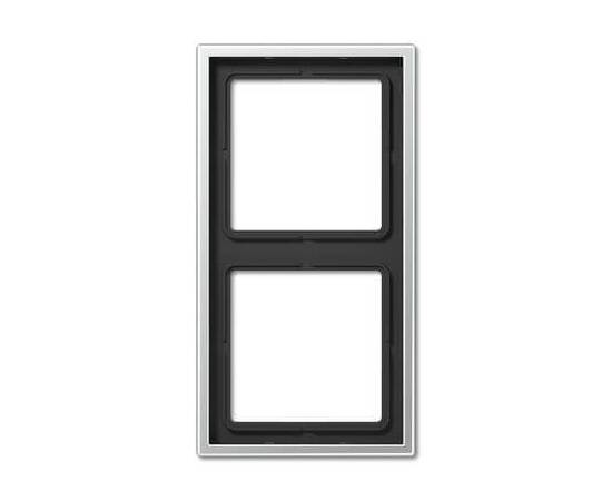 Рамка 2-постовая Jung LS 990 алюминий AL2982