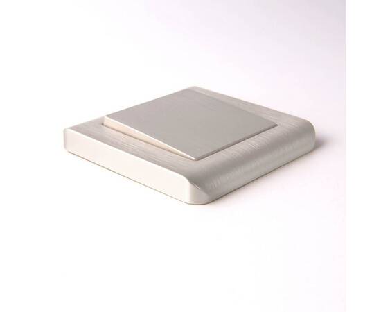 Выключатель одноклавишный Werkel перламутровый рифленый W1110013 4690389160783, изображение 4