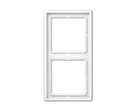 Рамка 2-постовая Jung LS 990 белая LS982WW