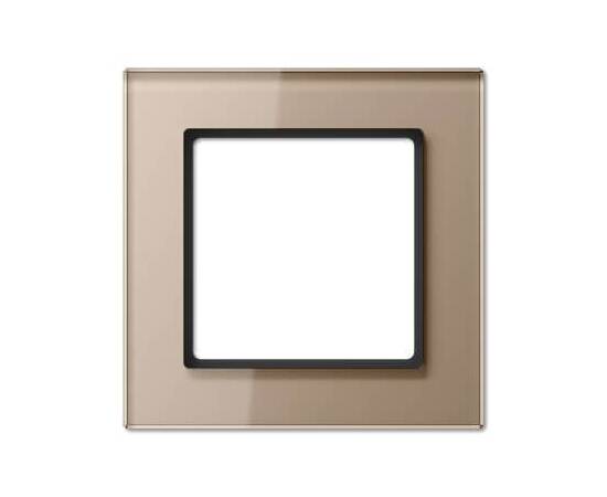 Рамка 1-постовая Jung A creation стекло шампань AC581GLCH