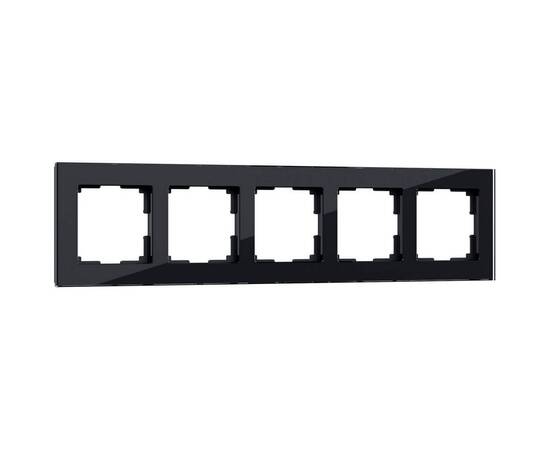 Рамка Werkel Favorit на 5 постов черный W0051108 4690389160110