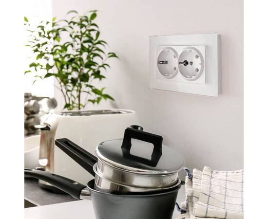 Рамка для двойной розетки Werkel Favorit белый W0081101 4690389160219, изображение 2