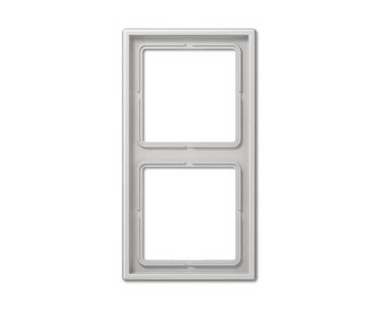 Рамка 2-постовая Jung LS 990 светло-серая LS982LG