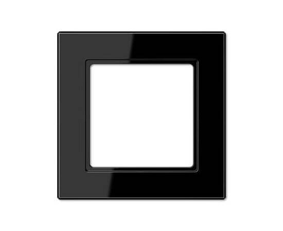 Рамка 1-постовая Jung A creation черная AC581SW