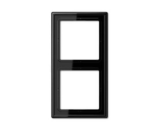 Рамка 2-постовая Jung LS 990 черная LS982SW