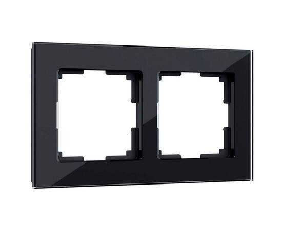 Рамка на 2 поста Werkel Favorit черный W0021108 4690389159589