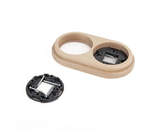 Рамка на 2 поста Werkel светлый бук W0025224 4690389166556, изображение 2