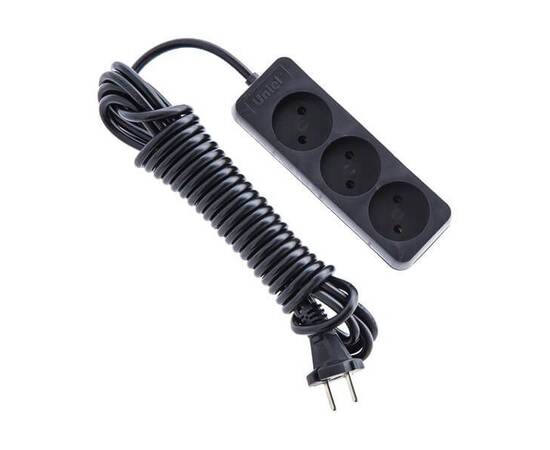 Удлинитель Uniel 3гн х 3м б/з Standard S-CD3-3 Black UL-00003604