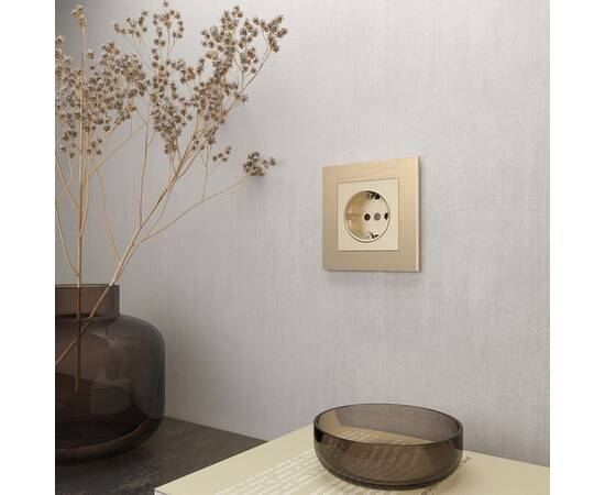 Рамка Werkel Aluminium на 1 пост шампань алюминий W0011711 4690389158001, изображение 3