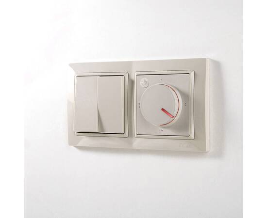 Терморегулятор электромеханический для теплого пола Werkel слоновая кость W1151103 4690389155710, изображение 5