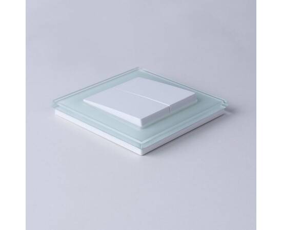 Выключатель двухклавишный Werkel белый W1120001 4690389155192, изображение 5