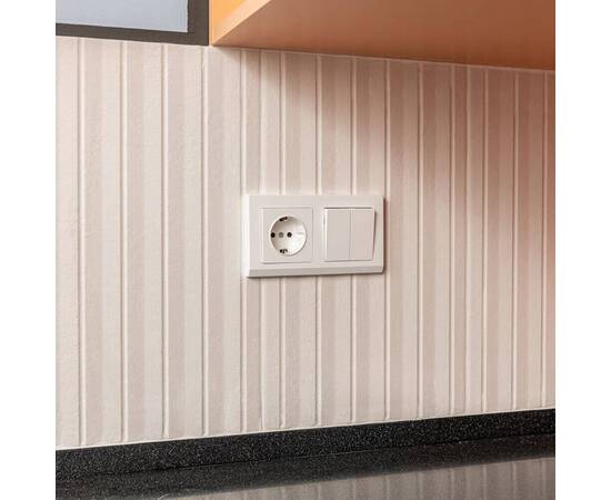 Выключатель двухклавишный Werkel белый W1120001 4690389155192, изображение 6