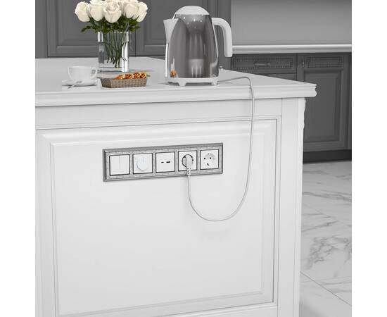 Выключатель двухклавишный Werkel белый W1120001 4690389155192, изображение 7