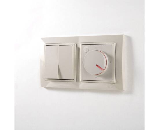 Выключатель двухклавишный проходной Werkel слоновая кость W1122003 4690389155628, изображение 5