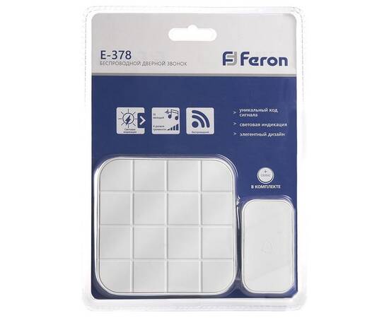 Звонок беспроводной Feron E-378 41434, изображение 3