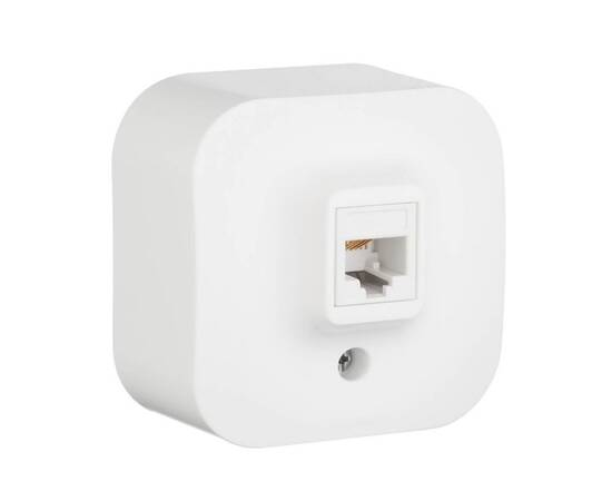 Розетка телефонная RJ11 Legrand Quteo белая 782214