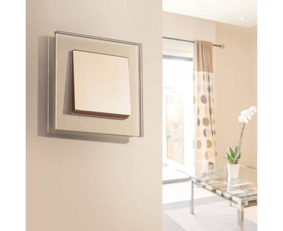 Выключатель Werkel одноклавишный шампань W1110011 4690389157073, изображение 3