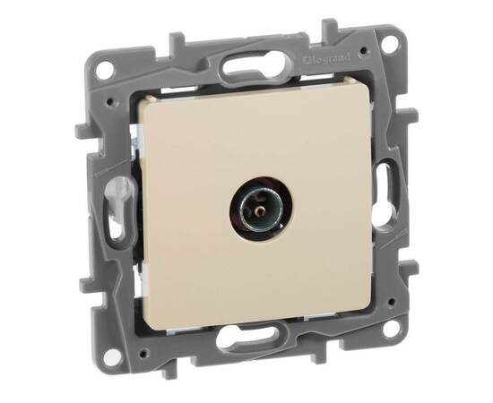 Розетка TV Звезда Legrand Etika слоновая кость 672351