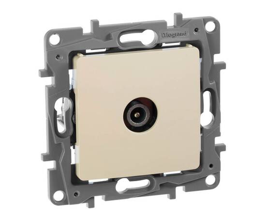 Розетка TV оконечная Legrand Etika слоновая кость 672365