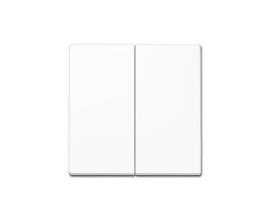 Клавиша двойная перекидная БЕЛАЯ Jung A500
