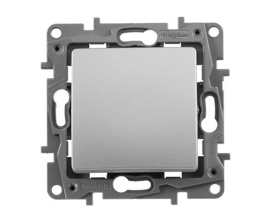 Кнопка 1-но клавишная 1но, алюминий, изображение 2