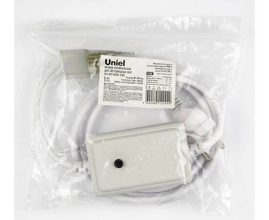 Провод для монохромной светодиодной ленты Neon Uniel UCX-SP4/N22 White 1 Sticker UL-00005799, изображение 2